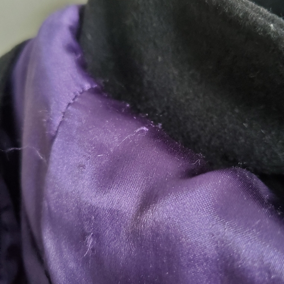 Calvin Klein Black Pea Coat Wool - Picture 11 of 16